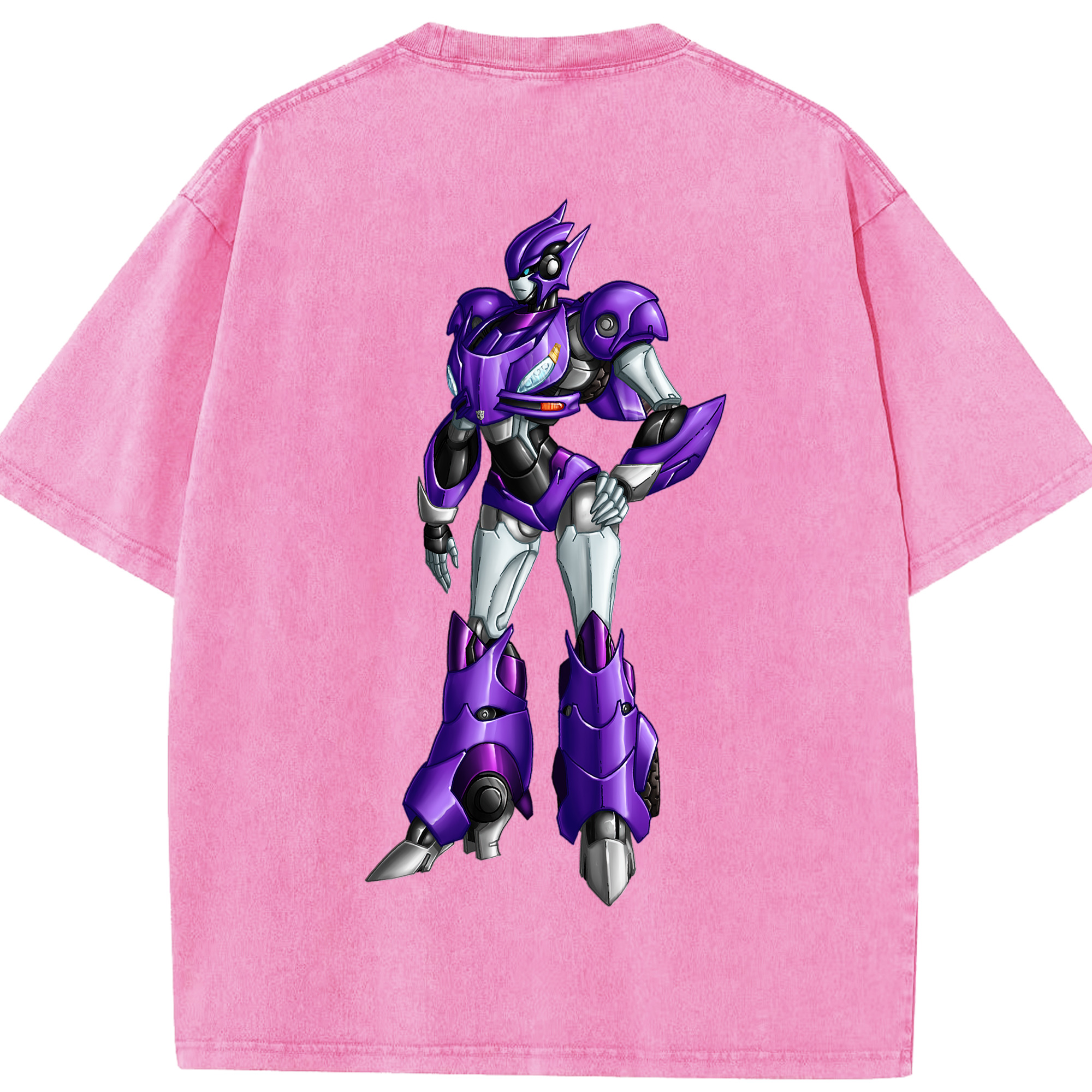 （画像用）  綿100% ヴィンテージ風 半袖Tシャツ（背面プリント）
